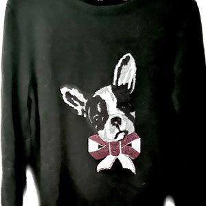 Ted Baker London Hennie French Bulldog sweater jumper.